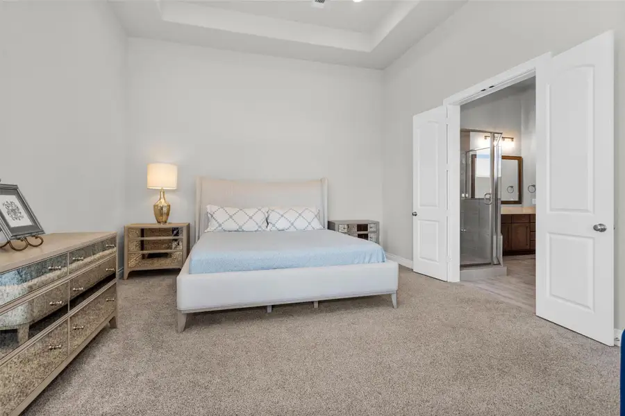 Furnished interior view inside a new home in Artavia 70′, Conroe (Image 32).