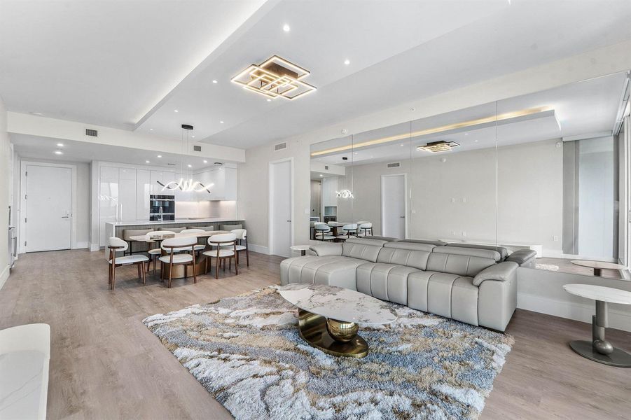 Open Living Area w/Custom Upgrades