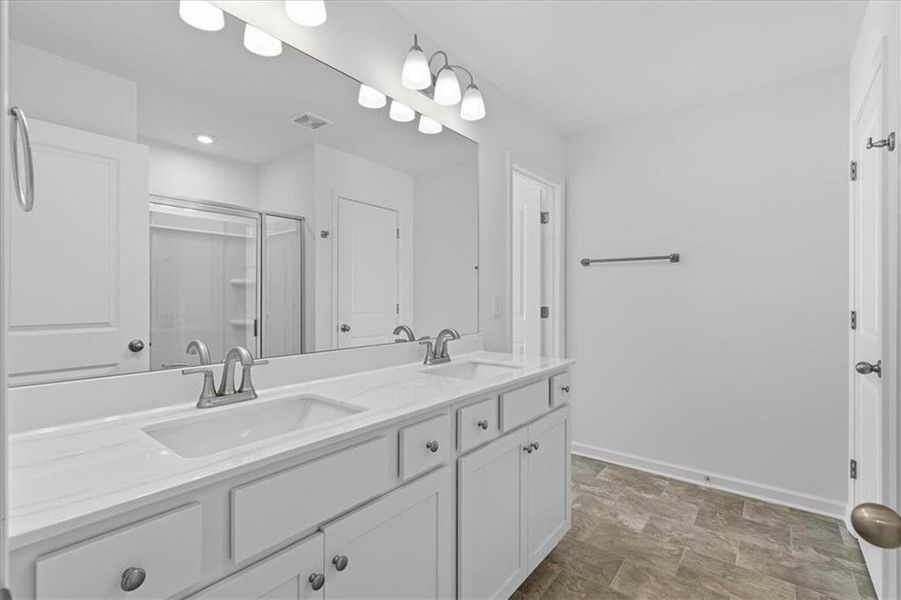 Furnished interior view inside a new home in Park Center Pointe, Austell (Image 9).