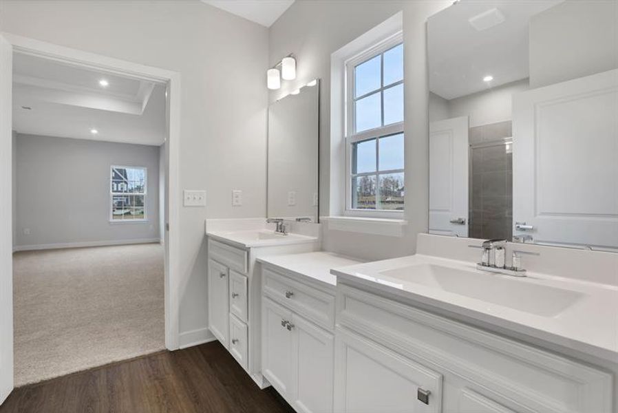 Furnished interior view inside a new home in Newberry 55+, McDonough (Image 11).