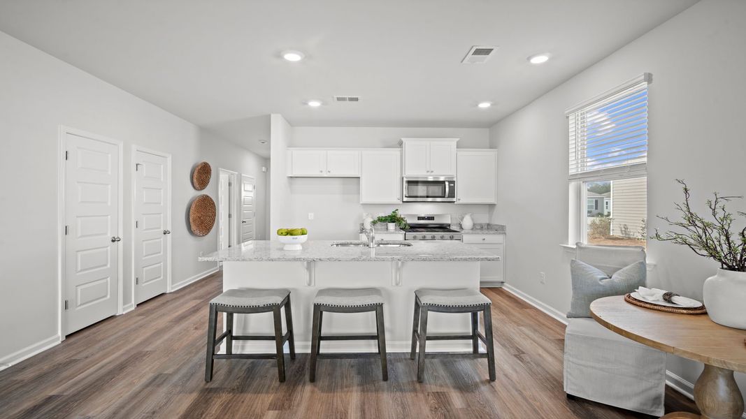 Furnished interior view inside a new home in The Retreat at East Argent, Ridgeland (Image 6).