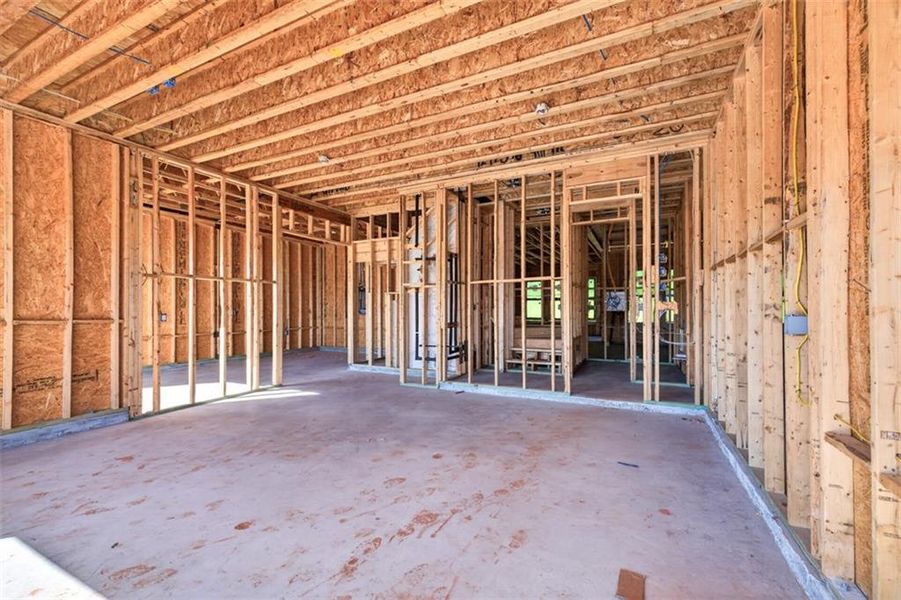 In-progress construction of a new home in , Statham, GA (Image 10).