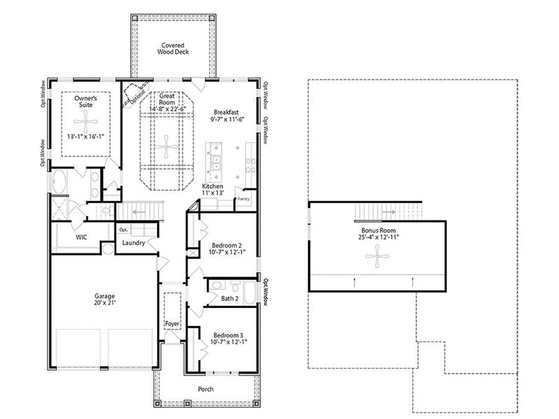 Brookland II GY, Floorplans