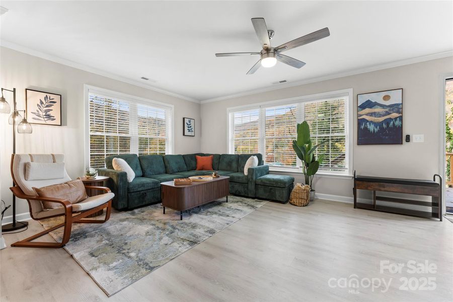 Furnished interior view inside a new home in , Maggie Valley (Image 13).