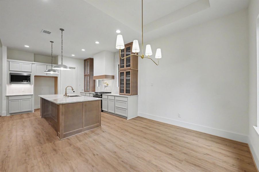 Furnished interior view inside a new home in , Willis (Image 10).