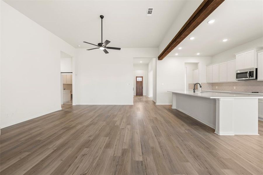 Spacious, unfurnished interior of a new home in Nash Estates, Tom Bean (Image 34). Spacious, unfurnished interior of a new home in Nash Estates, Tom Bean (Image 34).