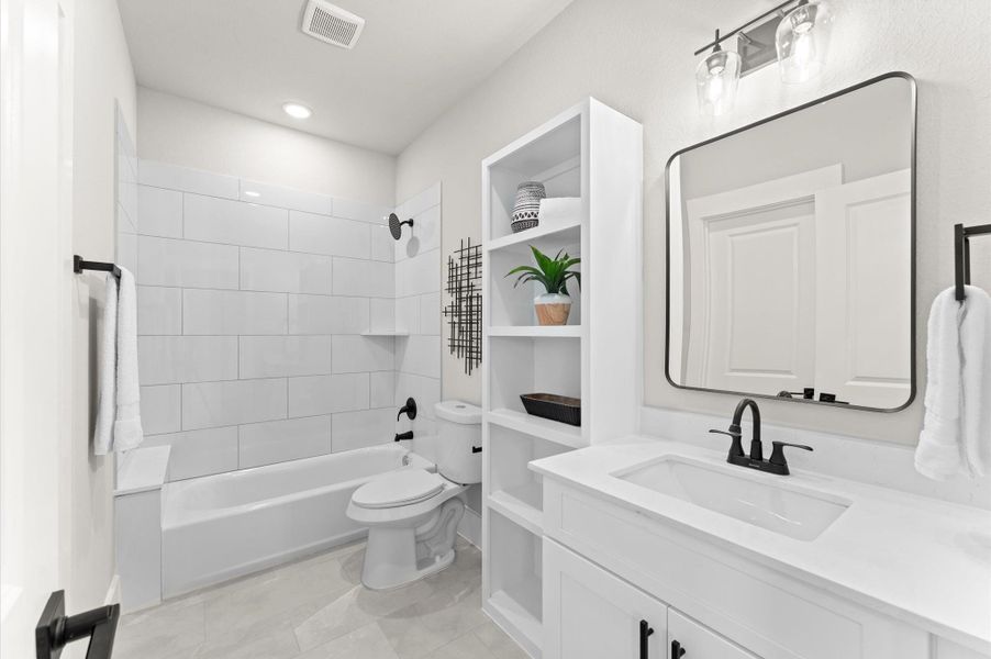 Furnished interior view inside a new home in , Houston (Image 9).