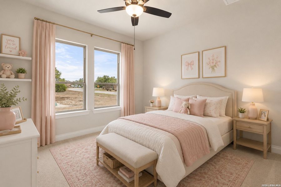 Furnished interior view inside a new home in , Spring Branch (Image 17).