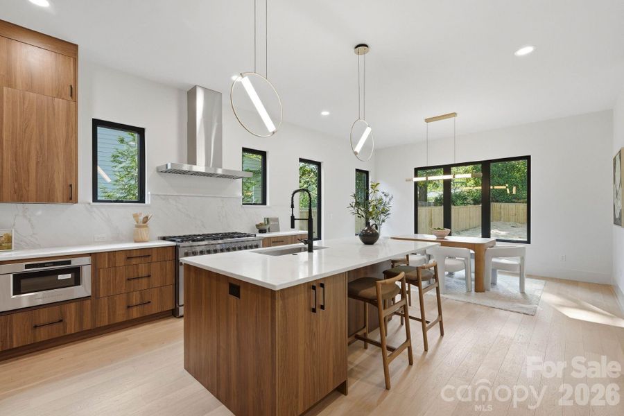 Furnished interior view inside a new home in , Charlotte (Image 29).