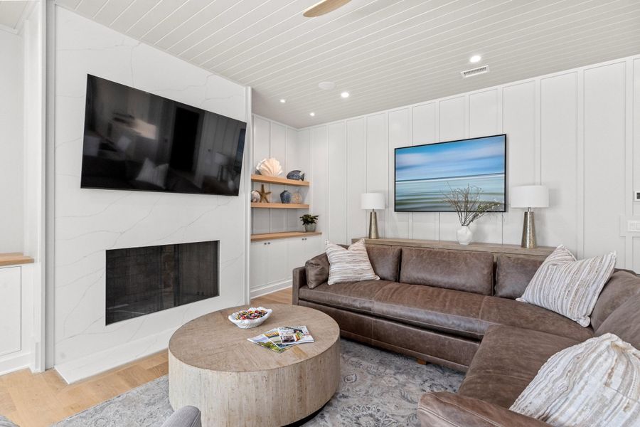 Furnished interior view inside a new home in , Sullivan's Island (Image 17). Furnished interior view inside a new home in , Sullivan's Island (Image 17).