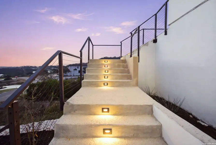Exterior details and patio area of a home in , San Antonio (Image 52).