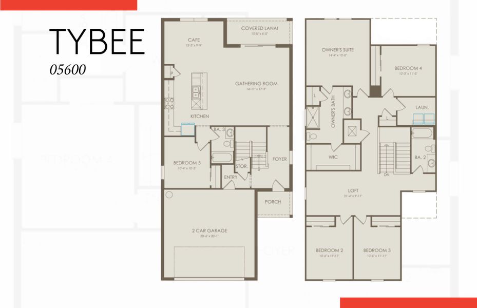 Tybee Quick Move-In Floor Plan