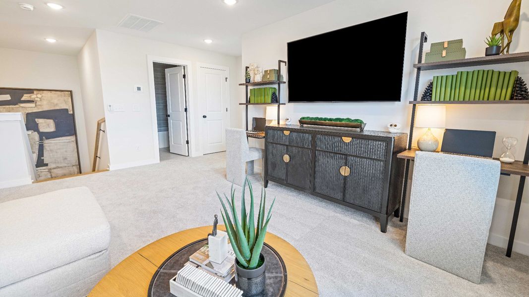 Representative furnished interior of a home built from the Wynwood by DRB Homes in McClure Farms, Columbia (Image 14).