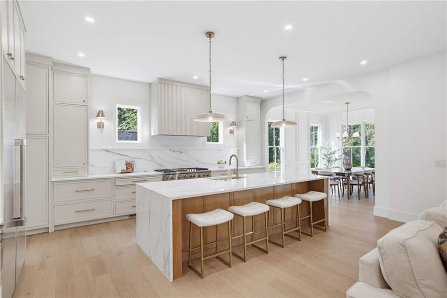 Furnished interior view inside a new home in , Atlanta (Image 10).