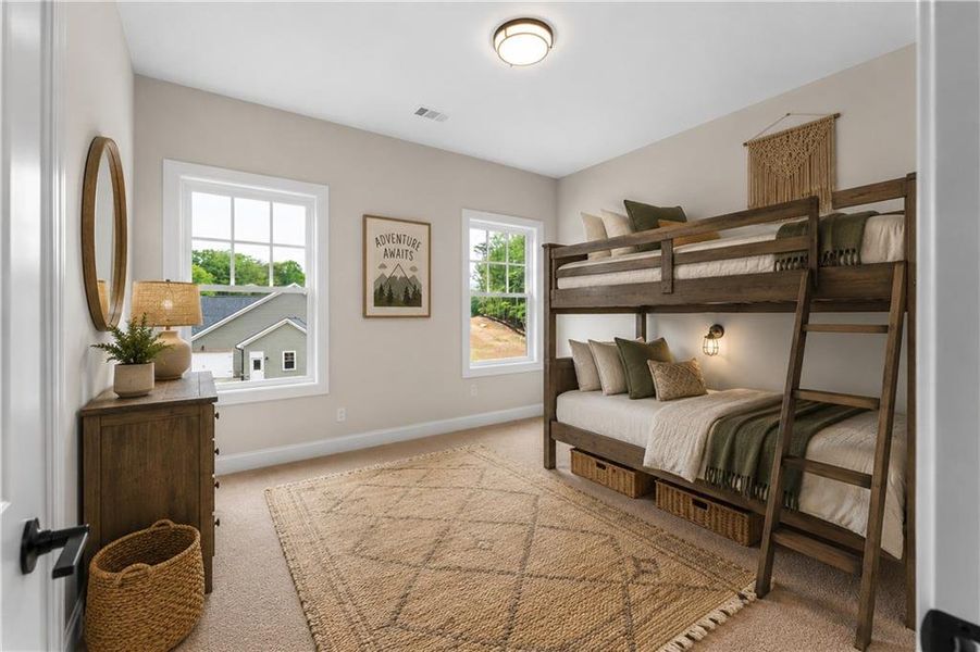 Furnished interior view inside a new home in Lake Arrowhead, Waleska (Image 19). Furnished interior view inside a new home in Lake Arrowhead, Waleska (Image 19).