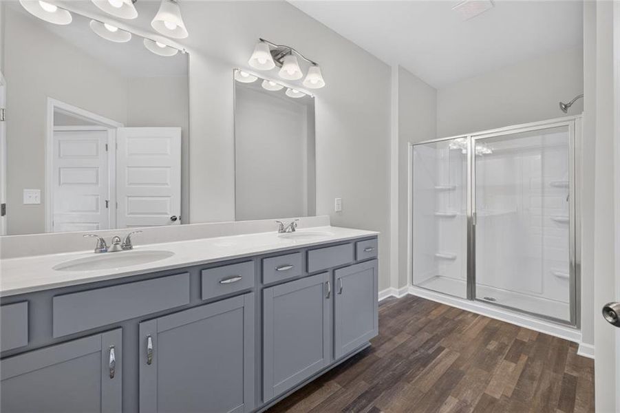 Furnished interior view inside a new home in Fairington, Cartersville (Image 13).