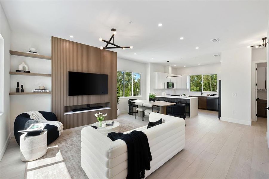 Furnished interior view inside a new home in , St. Petersburg (Image 8). Furnished interior view inside a new home in , St. Petersburg (Image 8).