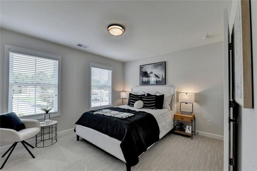 Furnished interior view inside a new home in East Park Village, Kennesaw (Image 16). Furnished interior view inside a new home in East Park Village, Kennesaw (Image 16).