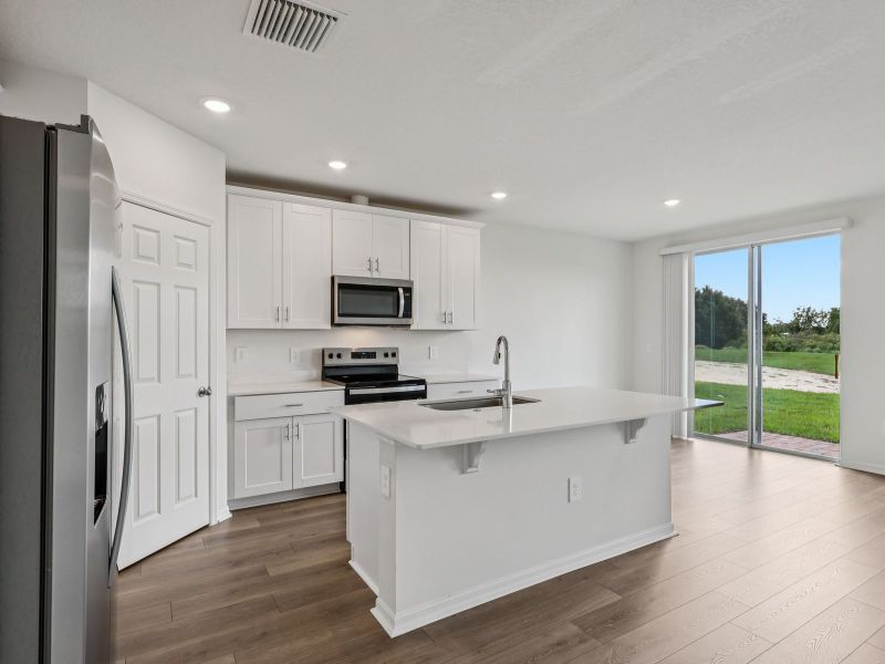 Furnished interior view inside a new home in Crosswinds - Signature Series, Haines City (Image 4).