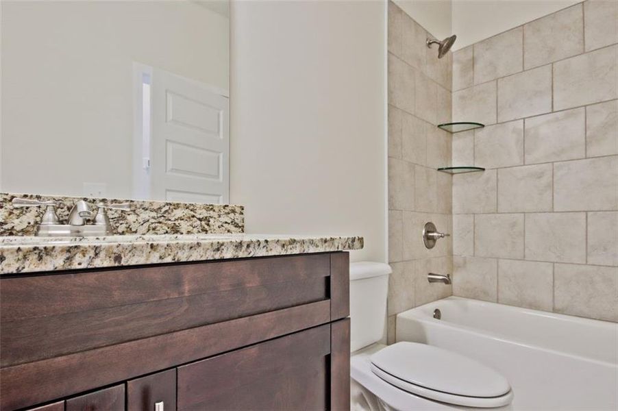 Furnished interior view inside a new home in Towns at Enclave, Lawrenceville (Image 8).