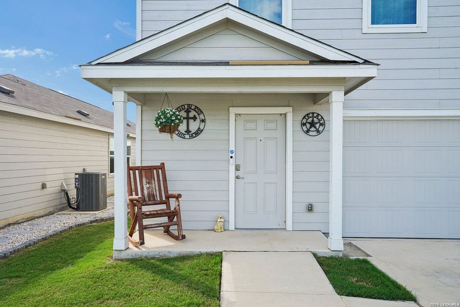 Exterior details and patio area of a home in Mission del Lago, San Antonio (Image 25). Exterior details and patio area of a home in Mission del Lago, San Antonio (Image 25).