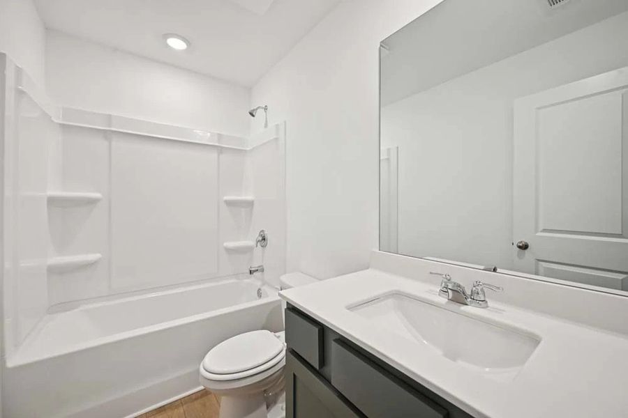 Bathroom Two featuring Minimalist Collection Finishes