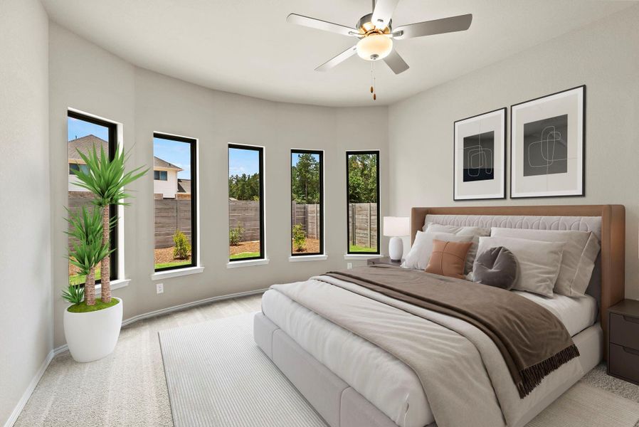 Furnished interior view inside a new home in Two Step Farm, Montgomery (Image 7). Furnished interior view inside a new home in Two Step Farm, Montgomery (Image 7).