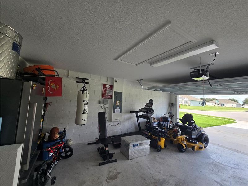Garage has attic access