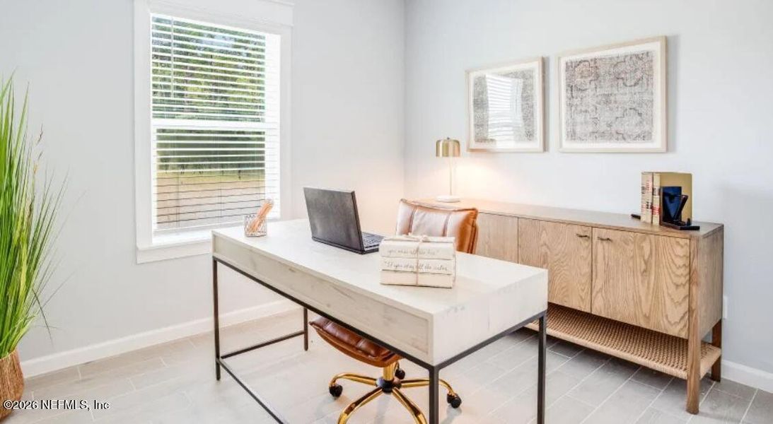 Furnished interior view inside a new home in , Jacksonville (Image 16).