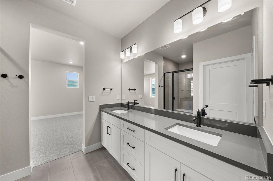 Furnished interior view inside a new home in Duet at Sterling Ranch, Littleton (Image 10).