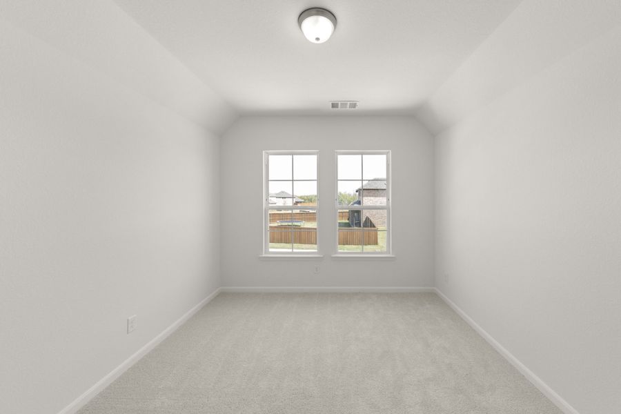Spacious, unfurnished interior of a new home in The Reserve at Spiritas Ranch, Little Elm (Image 32). Spacious, unfurnished interior of a new home in The Reserve at Spiritas Ranch, Little Elm (Image 32).