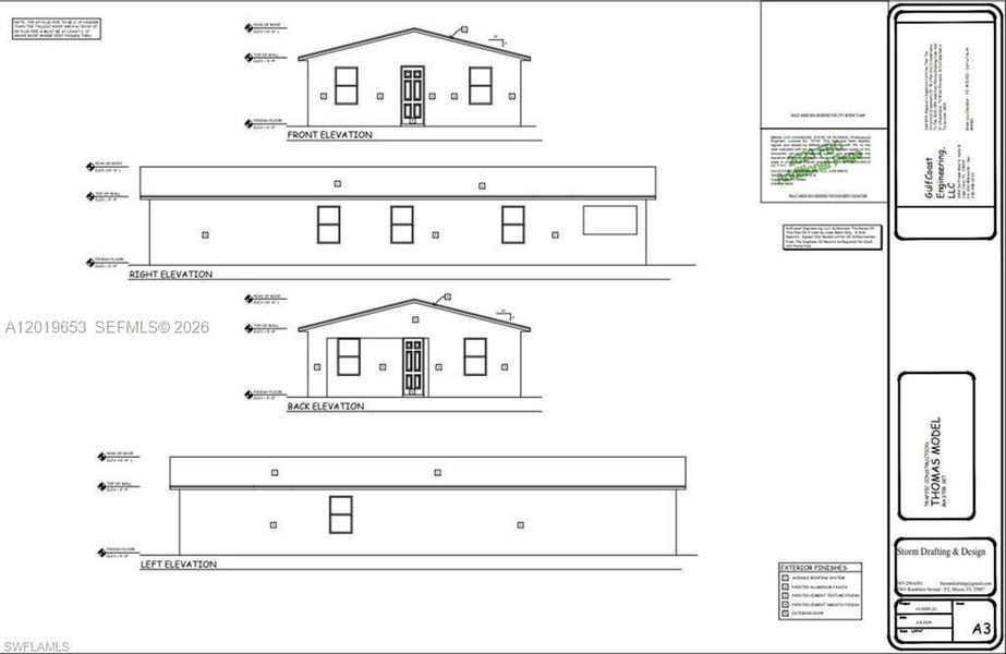 Exterior rendering of this home design in , Fort Myers, FL (Image 4).