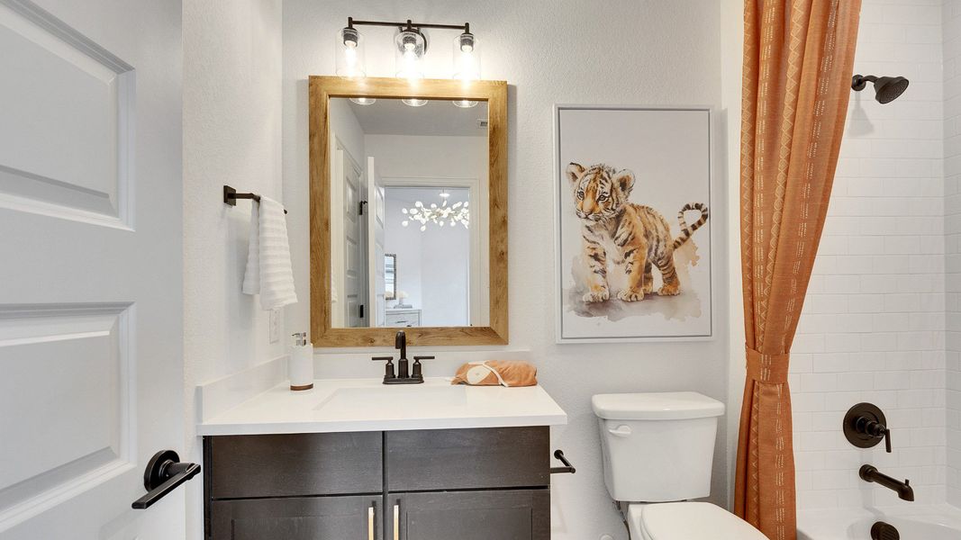 Representative furnished interior of a home built from the Trinity by DRB Homes in Spring Creek, Taylor (Image 18). Representative furnished interior of a home built from the Trinity by DRB Homes in Spring Creek, Taylor (Image 18).