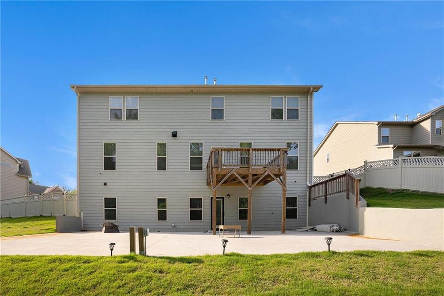 Front exterior of a new home in , Hampton, GA, highlighting curb appeal (Image 21).
