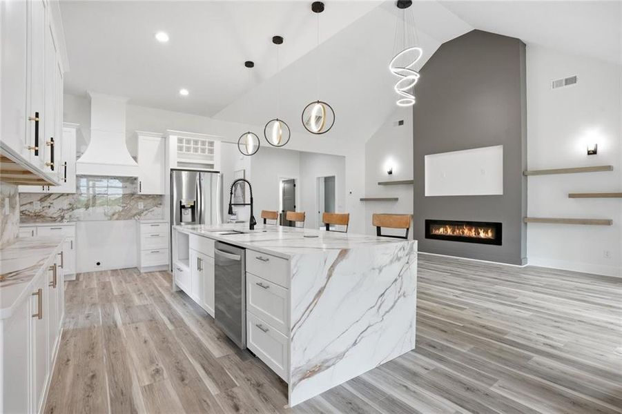 Furnished interior view inside a new home in , Stone Mountain (Image 15).