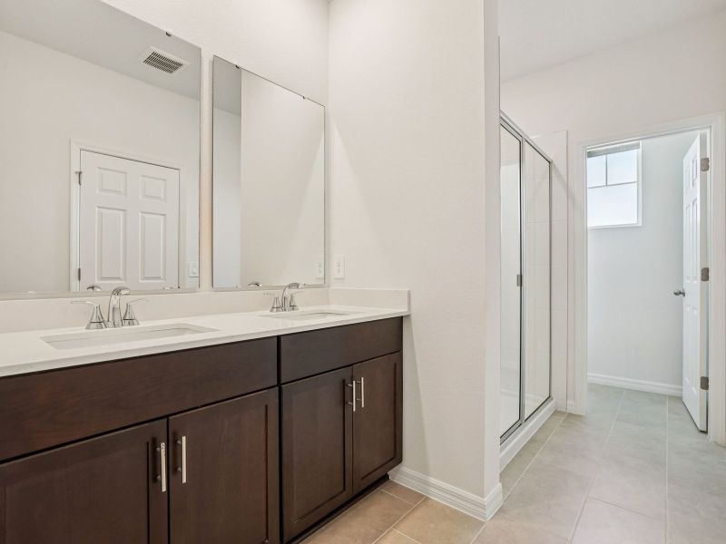 Furnished interior view inside a new home in The Meadow at Crossprairie Bungalows, St. Cloud (Image 5). Furnished interior view inside a new home in The Meadow at Crossprairie Bungalows, St. Cloud (Image 5).