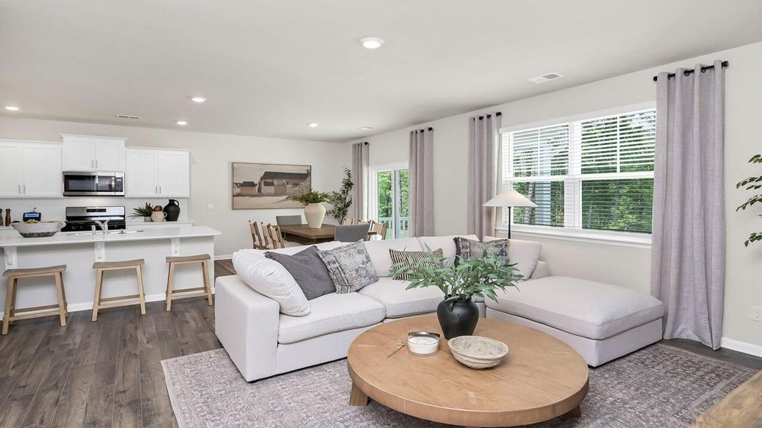 Furnished interior view inside a new home in Pine Hills at Cane Bay, Moncks Corner (Image 2).