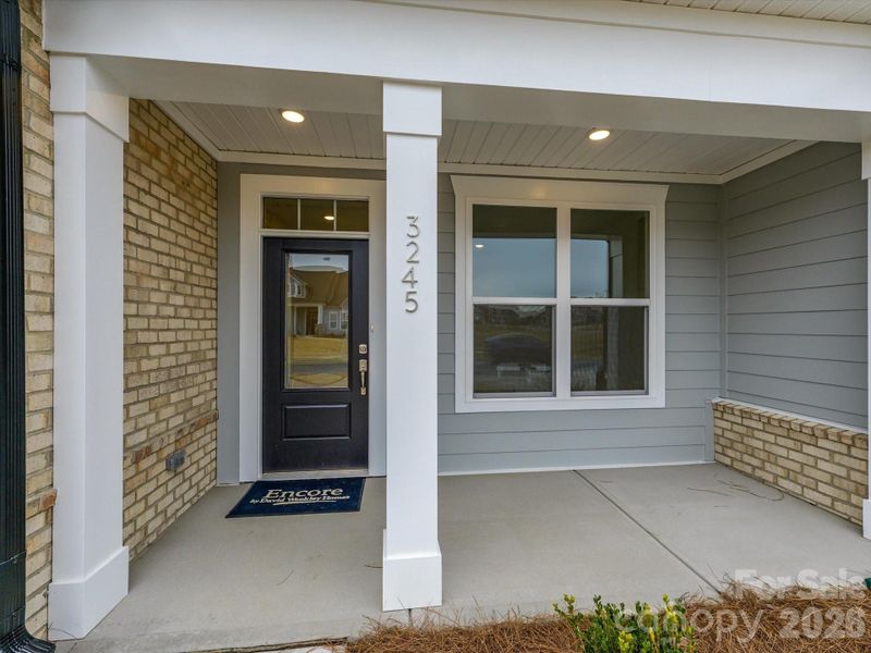 Exterior details and patio area of a home in Encore at Harmony, Harrisburg (Image 4).