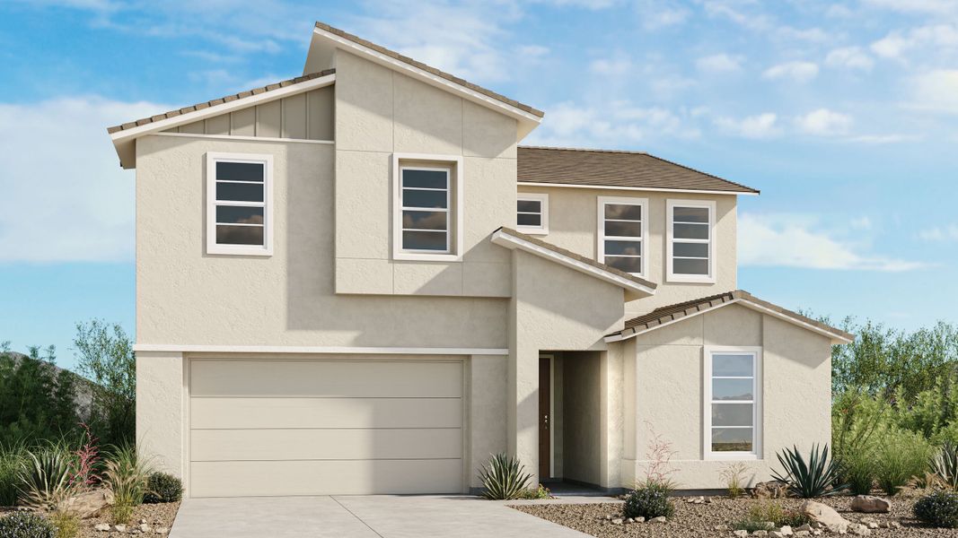 Representative exterior photo of a completed home built from the Triumph by Taylor Morrison in Ladera Trails, Peoria, AZ (Image 3).