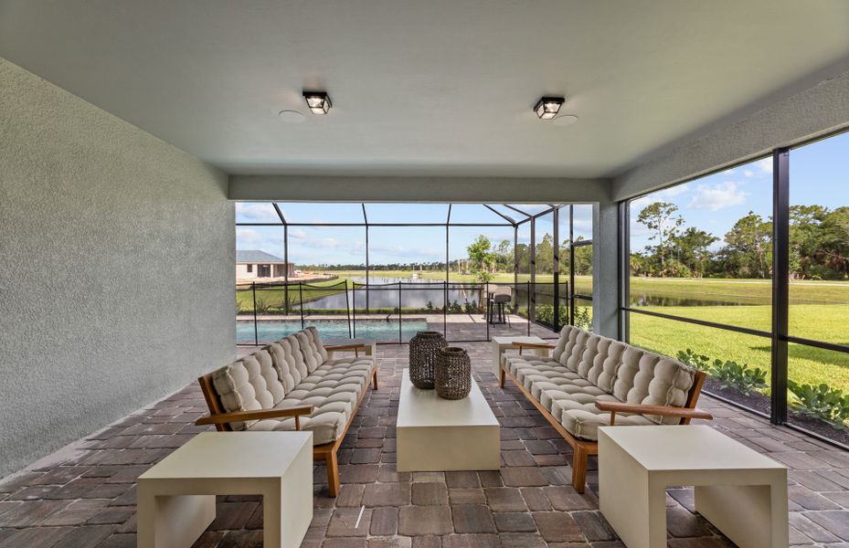 Extended covered lanai