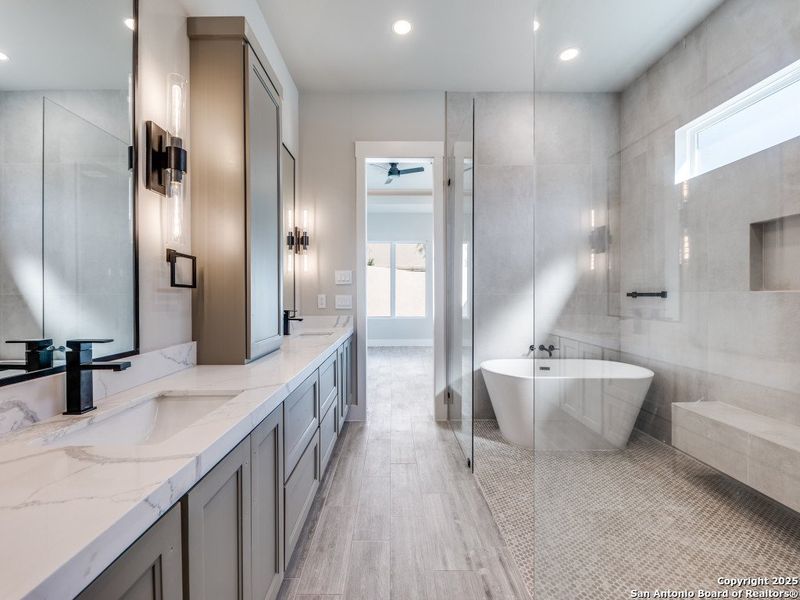 Furnished interior view inside a new home in , San Antonio (Image 12).