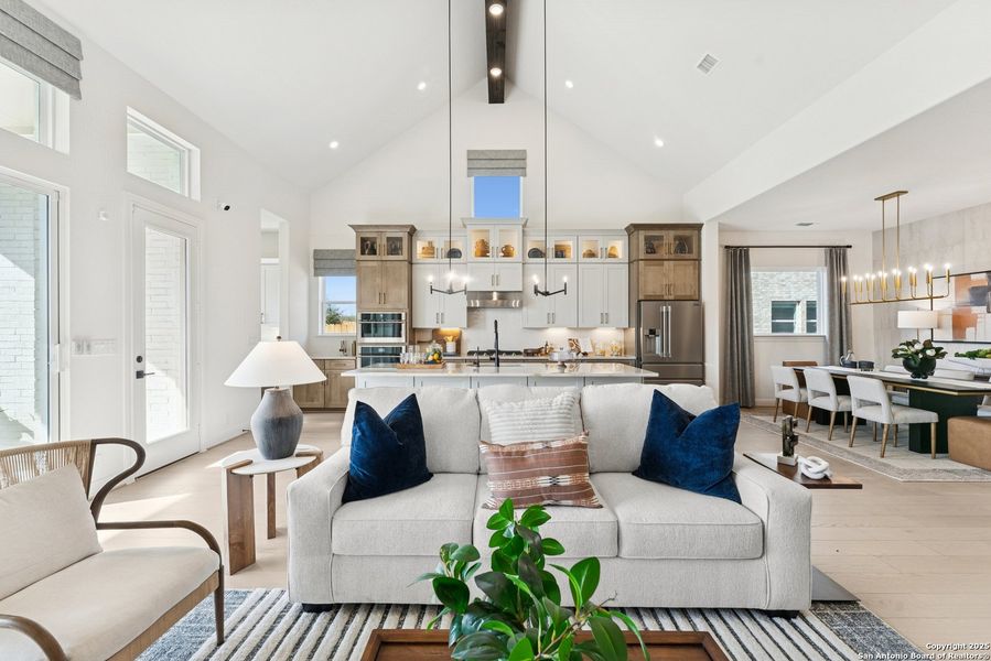 Furnished interior view inside a new home in Briggs Ranch – Signature Legacy Series, San Antonio (Image 6).