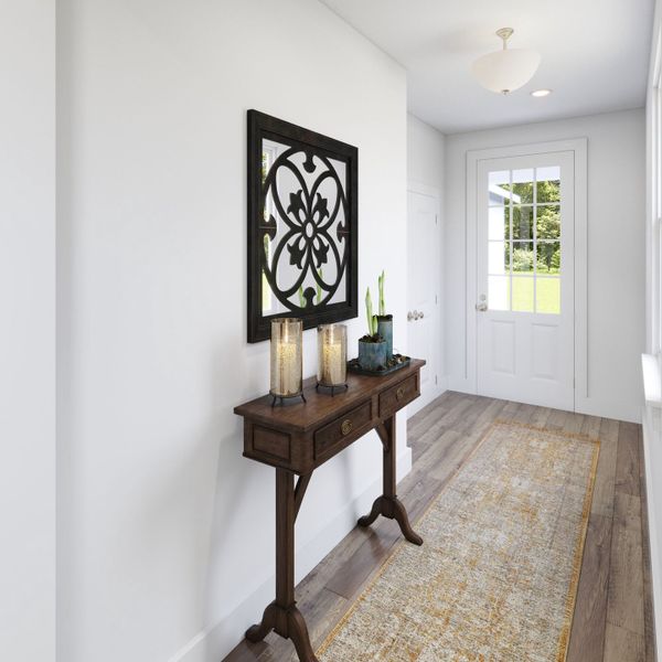 Representative furnished interior of a home built from the Gannon by Mattamy Homes in Cardinal Landing, Coats (Image 3).