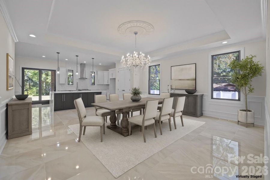Furnished interior view inside a new home in , Wesley Chapel (Image 19).