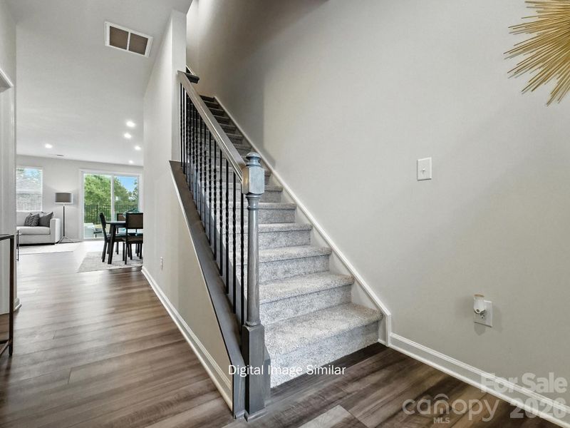 Spacious, unfurnished interior of a new home in Bailey Run, Charlotte (Image 21).