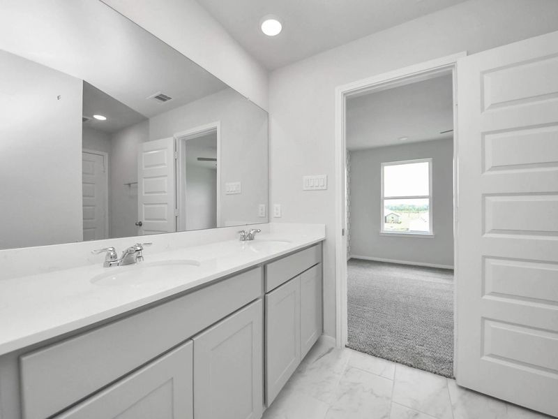 Furnished interior view inside a new home in Hill & Dale Ranch, Splendora (Image 15).