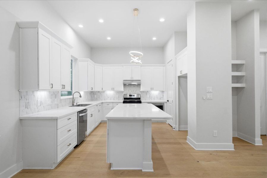 Furnished interior view inside a new home in , Houston (Image 20).