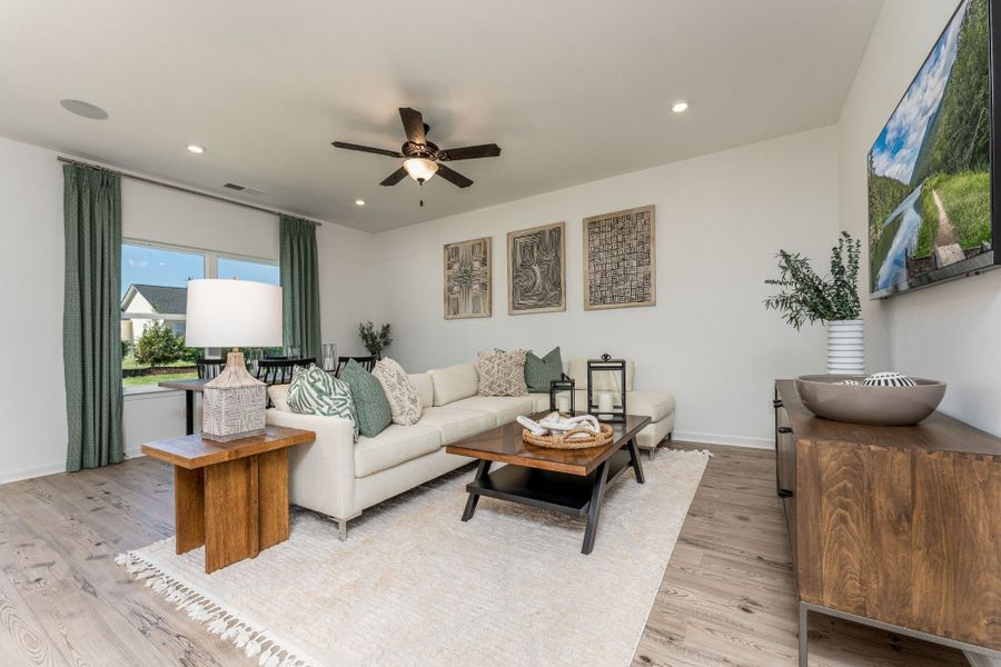 Furnished interior view inside a new home in Jackson Hills, Clarksville (Image 4).