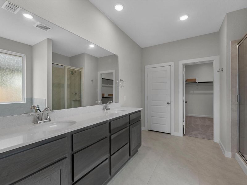 Furnished interior view inside a new home in Mason Woods, Cypress (Image 18).