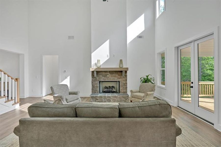 Furnished interior view inside a new home in , Cartersville (Image 18).